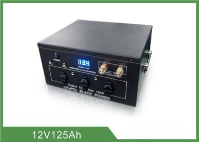 Iron Case Lithium Portable Camping Battery 12V 125Ah High Energy Density