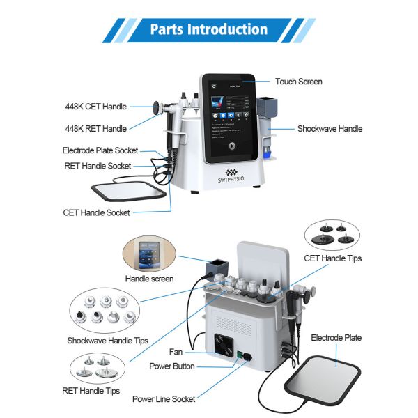 12Máquina de recuperación postparto de pantalla de 1 pulgada para contorno / rejuvenecimiento de la piel