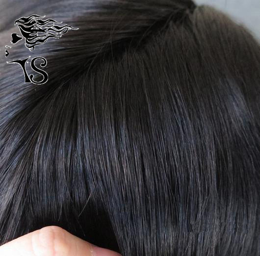 Male Toupee Hair Replacement System , Human Hair Pieces For Top Of Head With Poly Around