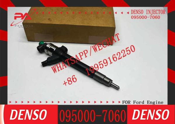 Inyector de diesel 0950007060 6C1Q-9K546-BC Inyector de tren común 095000-7060 Para el tránsito F0RD 2.2 2.4 Tdci