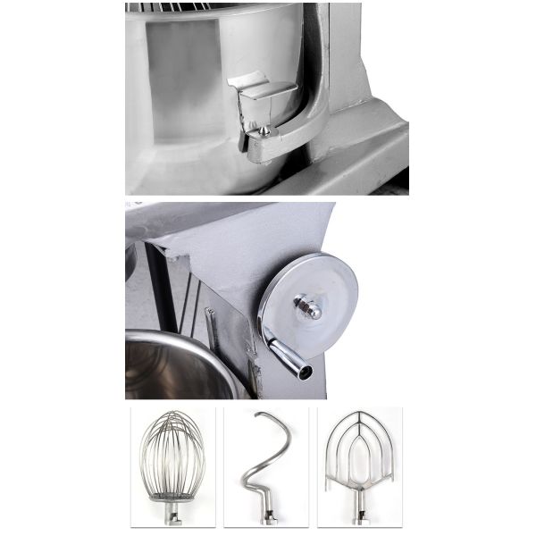 20L / планетарные оборудования пищевой промышленности аксессуаров загонщика яйца 3-Миксинг смесителя теста 5КГ