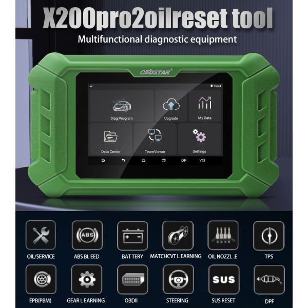 Ferramenta da restauração do óleo de OBDSTAR X200 Pro2