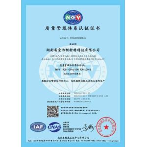 Hunan Province Goldwell Profiles Co., Ltd. Certifications