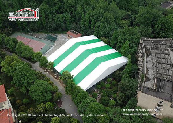 Customized Clear Span PVC Sports Shelter Tent For Indoor Tennis Court