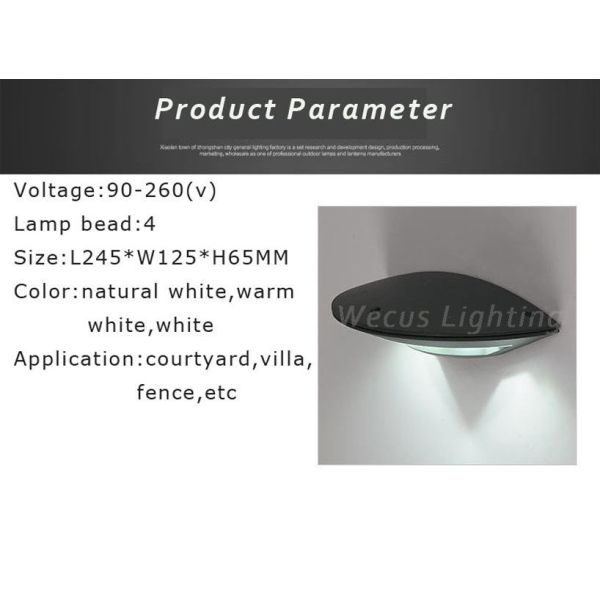 Waterproof led wall light outdoor garden lamp landscape outdoor light fixture(WH-HR-24)