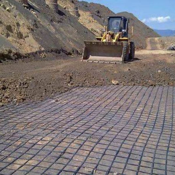 Welding Steel Plastic Geogrid 30 KN/M – 120 KN/M Geogrid Mesh