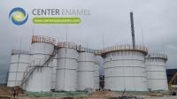 Epoxy Coated Steel Bolted Tanks for Aquaculture Storage: Supports Healthy Aquatic Environments