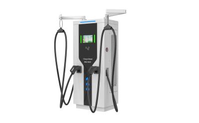 160kW Fast EV Charging Station | Ultra-Quiet, Cable Management, for Heavy Trucks & Commercial Use