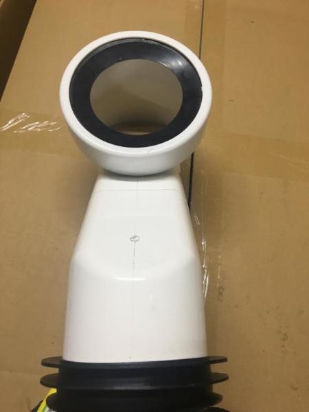 High Strength Toilet Pan Connector One Piece Structure For Bathroom Fittings