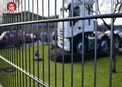 Powder Or Pvc Coating Double Wire Mesh Fence With 2d Panel