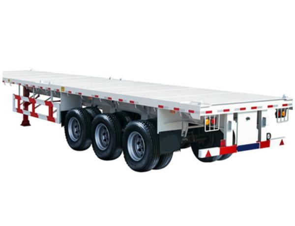 Flatbe  Container Transport Trailer Chassis 40 ton ,60ton,