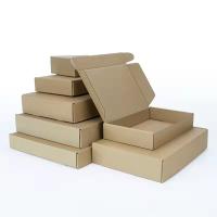 Bolsa Barata Logotipo personalizado en blanco Cajas de papel cartón Kraft para el embalaje