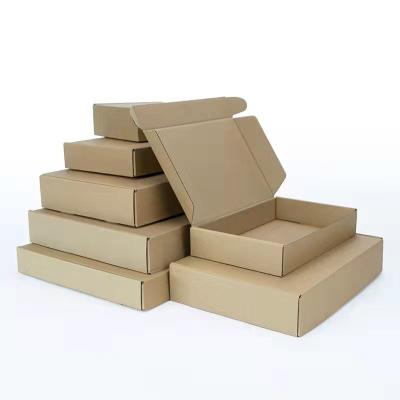 Bolsa Barata Logotipo Personalizado Caixas de Papel Kraft em Branco Para Embalagem