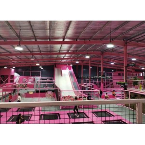 Free Jump Big Trampoline Park Play Ground Sky Stepper Ninja Course
