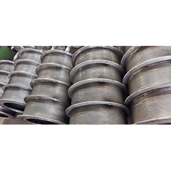 Docks Grooved Winch Drum 0.2-0.5 Inch Width for Industrial Applications