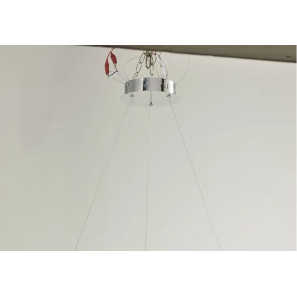 100V To 277V Indoor Modern Circular Ring Chandelier Pearl Necklace Chandelier