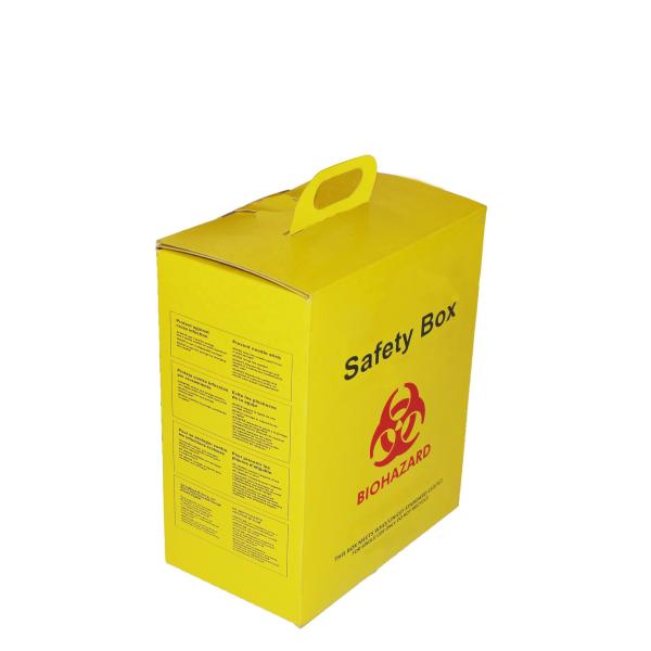 caixa médica dos Sharps do hospital 7L para reciclar a agulha Waste da seringa