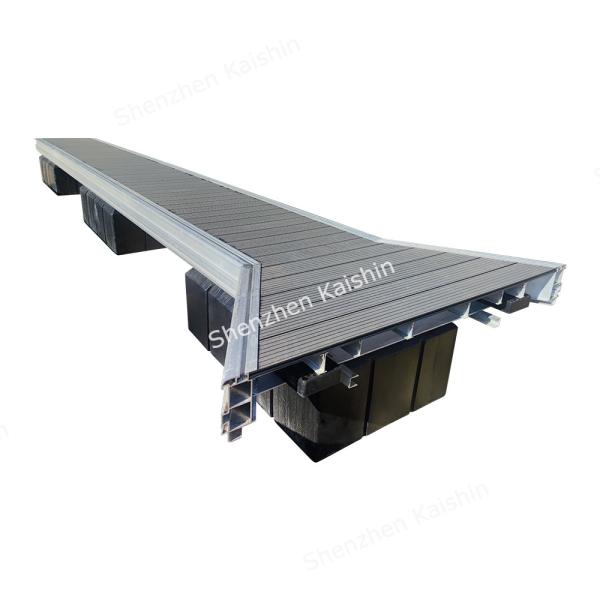 Marine Aluminum Gangway WPC Decking Commercial Floating Dock Gangway