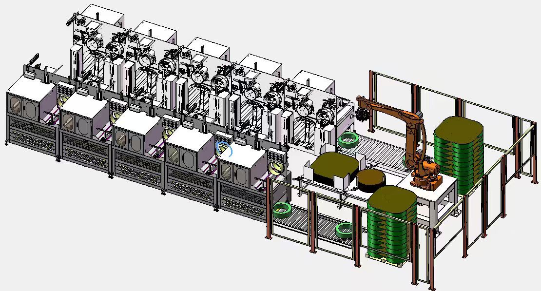 3200mm Automatic Palletizing System High Productivity LDPE Palletizing Robot Arm