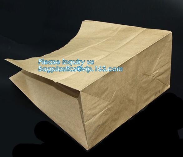wholesale bread paper bag for customer blank paper bag,greaseproof printed bakery bread packaging plastic paper bags wit