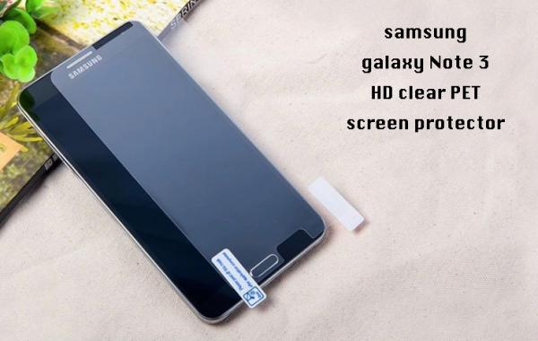 Samsung HD clear PET Screen Protector, 100% Bubble-free,high transparency,anti-fingerprint