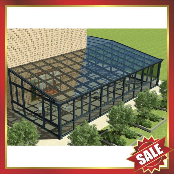 prefabricated solar sun rain gazebo patio balcony garden aluminum alloy glass sun house sunroom enclosure cabin kits