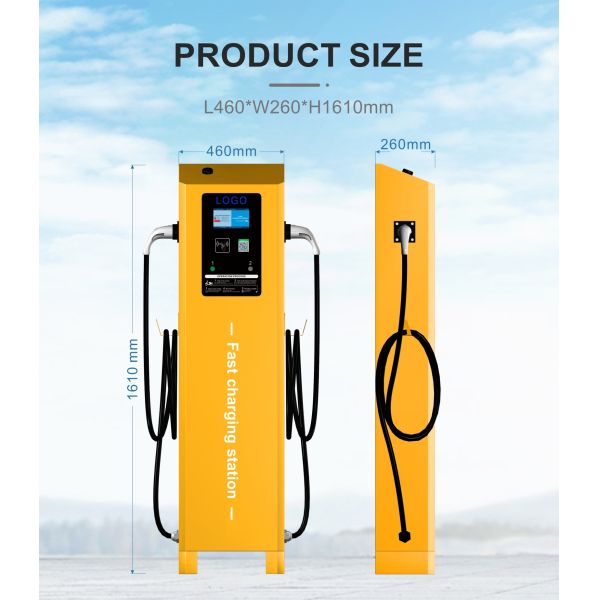 3Phase 4G AC Electric Fast Charging Stations Equipment 380V