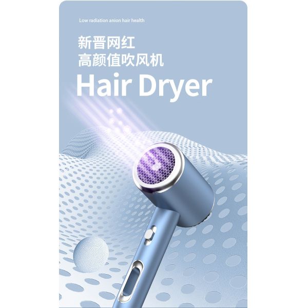 PROFESSIONAL High Speed Hair Dryer Air Styler Salon Hot Air Brush for Fast Hair Drying