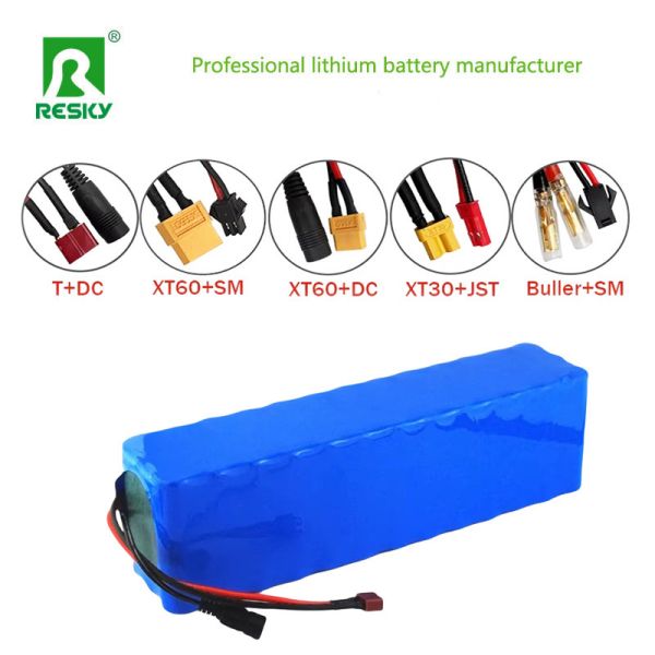 Rechargeable 10s6p 36V 19.2Ah Solar Lithium Ion Battery Pack For 500W 750W Electric Scooter