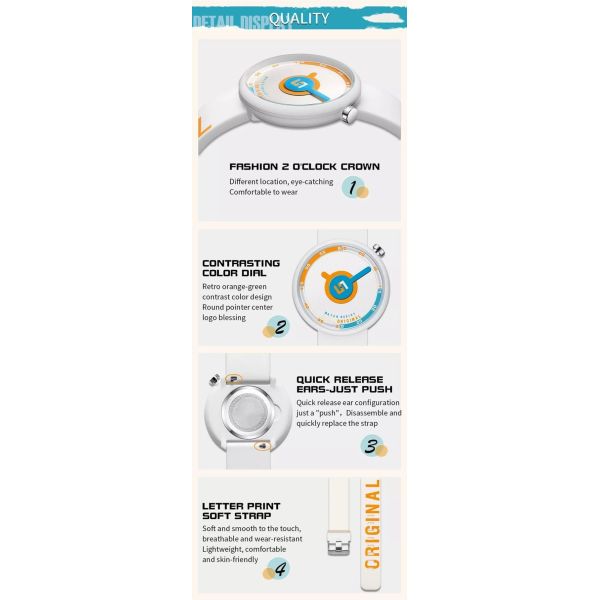 Дозор кварца OEM дозора детей мультфильма 3BAR водоустойчивый для детей