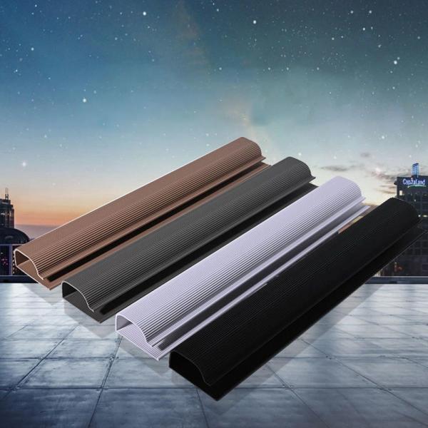 Dongguan Factory Custom J Channel PVC Cable Raceway Cable Hide Slotted Cable Duct Plastic Profiles Customized