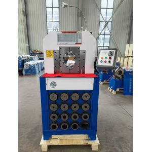 3 Inch Hydraulic Hose Crimping Machine with 1000T Crimping Force 31.5MPA Rated Pressure and 6-76mm Crimping Range