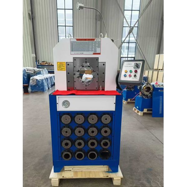 3 Inch Hydraulic Hose Crimping Machine with 1000T Crimping Force 31.5MPA Rated Pressure and 6-76mm Crimping Range