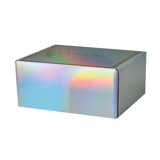 Holographic Color 150g Custom Printed Packaging Boxes
