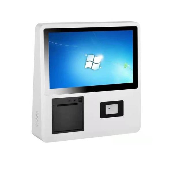 Windows Self Ordering Kiosk Machine Multi Touch Screen For Restaurants Wall Mountable