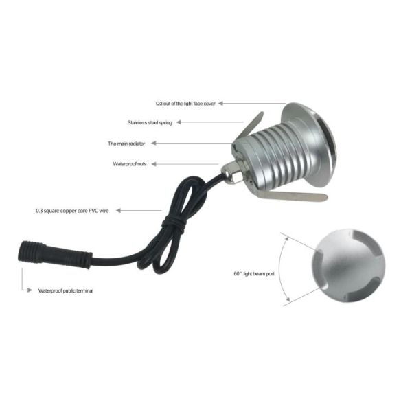 3w привело света приведенные палубы привело подземные света