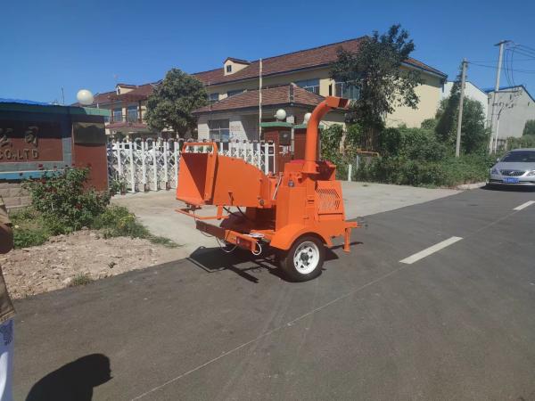 High Horsepower Gasoline Engine Wood Log Shredder Chipper
