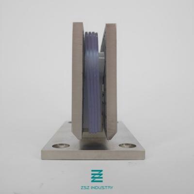 90 Degree Stainless Steel Glass Door Hinges W55mm X H90mm For Shower Room