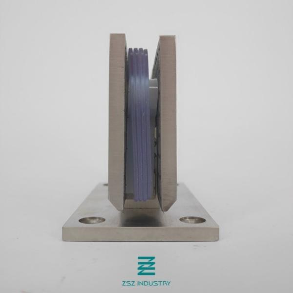 90 Degree Stainless Steel Glass Door Hinges W55mm X H90mm For Shower Room
