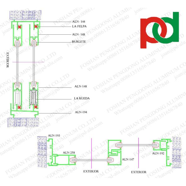 Штранг-прессования 5020 Коста-Рика Колумбия канала 6000 серий T8 алюминиевые