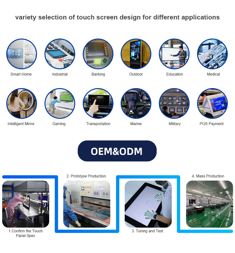 11.6 Inch Open Frame Capacitive Touch Screen