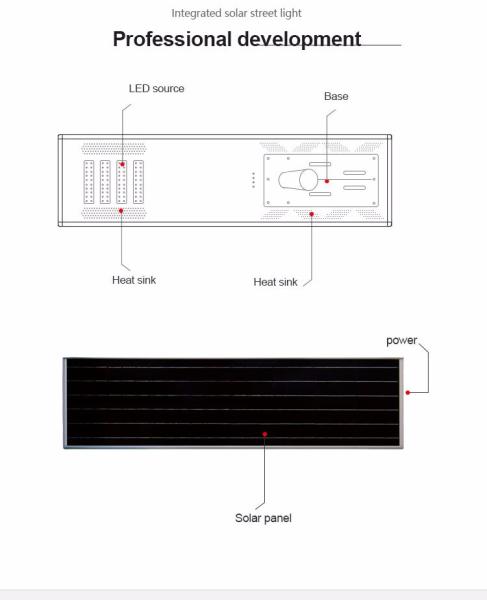 High quality ip65 outdoor Waterproof Aluminum 80w outdoor Led solar Street Light
