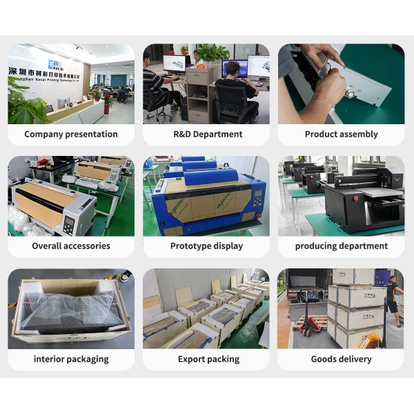 KECAI UV Flat Printer A2 Size Uv Flatbed Machine 5060 Flatbed Uv Digital Printer