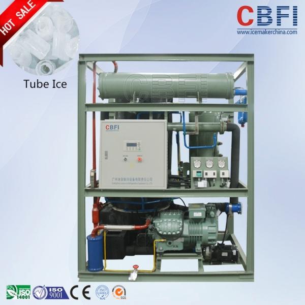 20 Tons / Day Ice Tube Machine Large Production Ice Making Machines