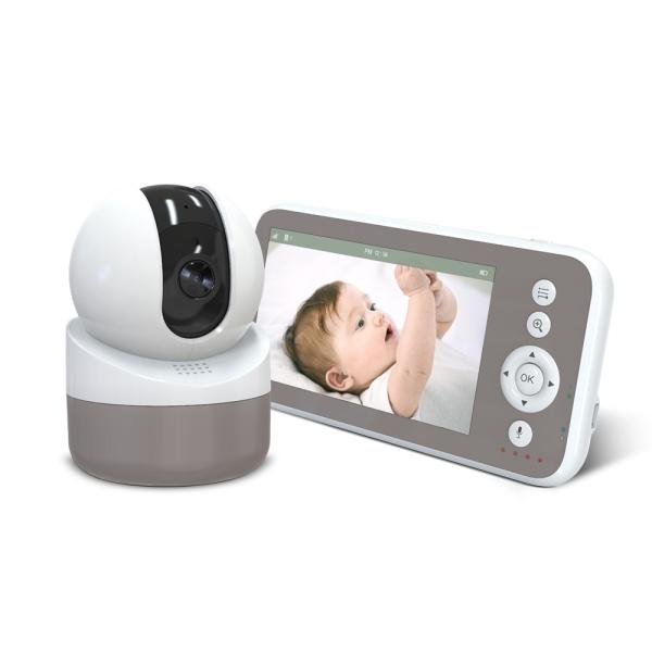 1080P Wireless Baby Monitor with Pan-Tilt Night Vision and Two-Way Audio