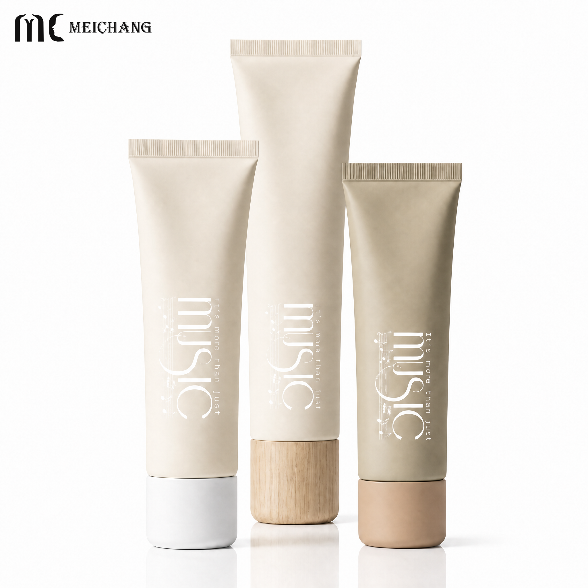 20ml 30ml 50ml 100ml 120ml 150ml Flat Oval PE Cosmetic Squeeze Tube for Hand Cream & Lotion(MC-711)
