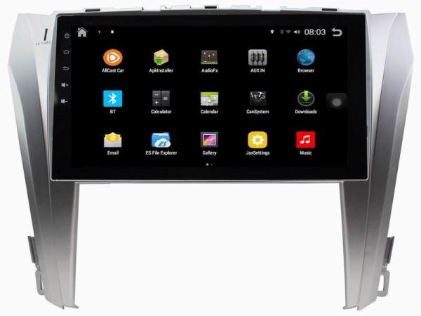Ouchuangbo car dvd stereo pure android 4.4 for Toyota Camry 2014-2015 with gps navigation big screen AUX  SWC