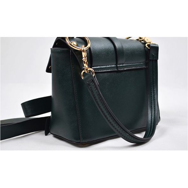 2016 new bow shoulder bag Messenger female European and American fashion pure color pu handbag