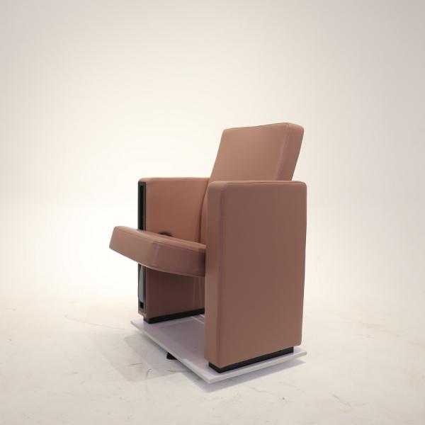 Comfortable Customizable Auditorium Modern Movie Theater Seats Chair Solutions With Aisle Panels