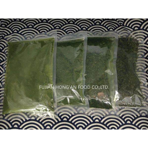Dehydrated Dried Sea Lettuce Edible Algae Sprinkle Superfood Spice HACCP Certified